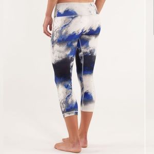 Lululemon Wunder Under Crop in Milky Way